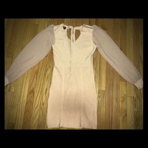 Bebe blush pink bodycon dress